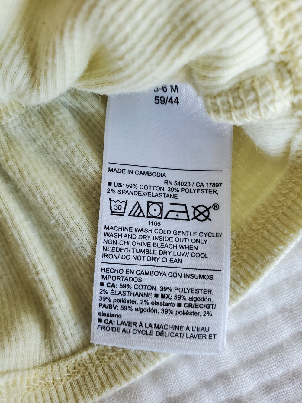 Old Navy 3m Baby Yellow Ruffle Tank & Floral Ruffle Tank Two-Piece Set - Picture 5 of 5